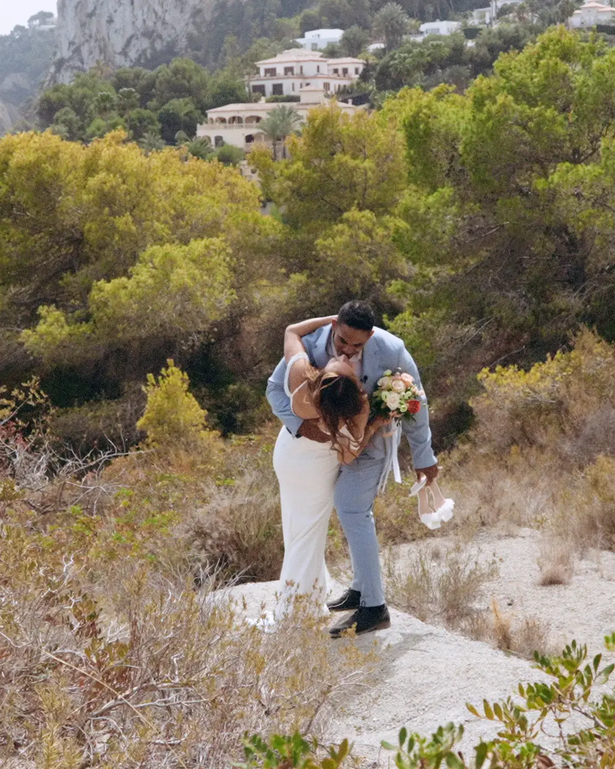 Dance and kiss because its the elopement you always dreamt of