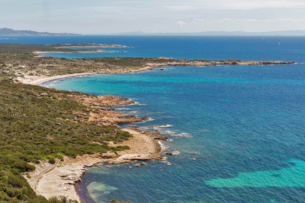 the island of Corsica in France beach elopement